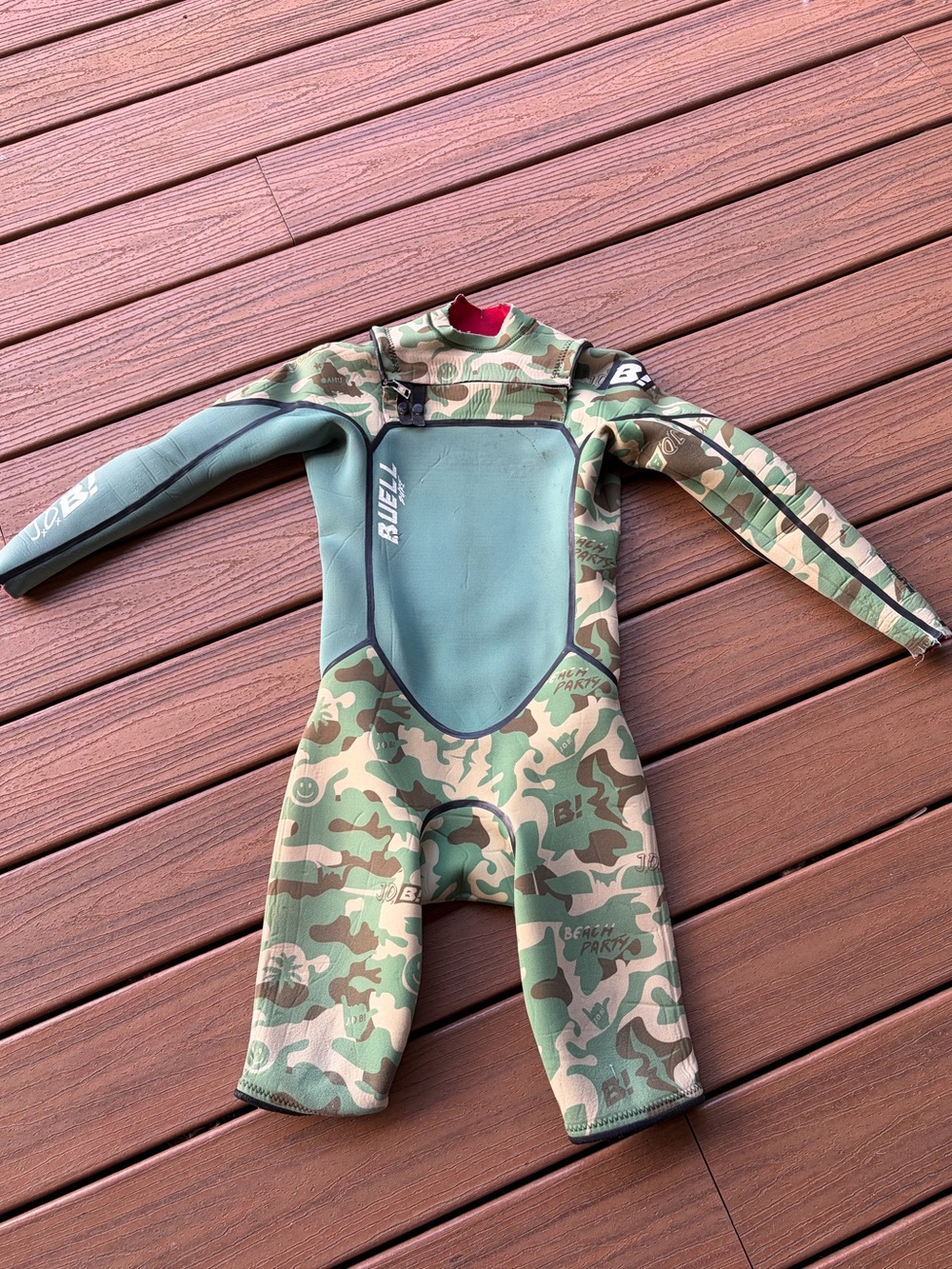 Buell spring wetsuit kids size J12